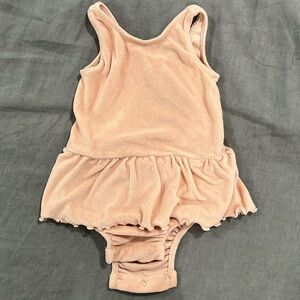 Baby Gap terry cloth ballerina onesie